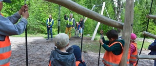 Naturlekplats invigdes i Fjällnora