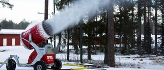 Nu är snökanonerna igång på Ormberget