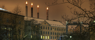 Snart lyser jätteljusstaken på Värmekyrkan