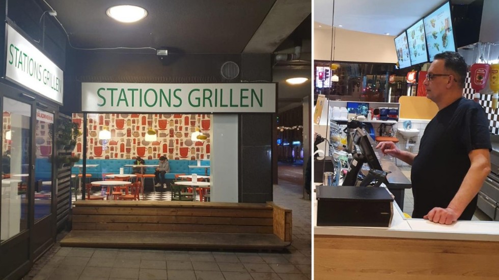 Aly Saad har öppnat gatuköket Stationsgrillen i korsningen Kungsgatan/Bangårdsgatan i centrala Uppsala.