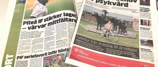 "Är den fysiska tidningen snart ett minne blott?"