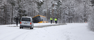 OLYCKA: En fjärde buss körde i diket efter provkörning