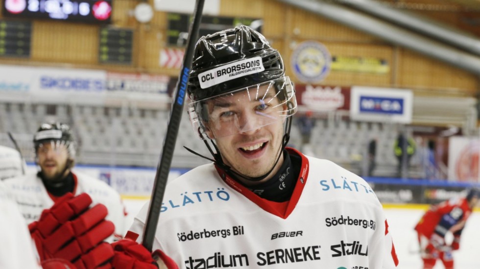 Mot Västervik gjorde Patrick Blomberg sin åttonde match denna säsong.