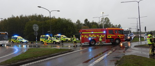 Man allvarligt skadad efter olycka i morgonrusningen