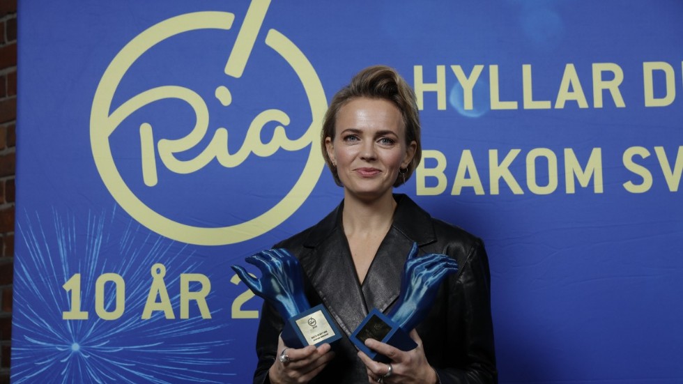 Josephine Bornebusch vann två priser på Ria-galan.