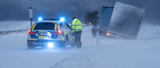 Skånskt snödrev orsakar olyckor