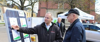 Fossilfritt på torget lockade få besökare