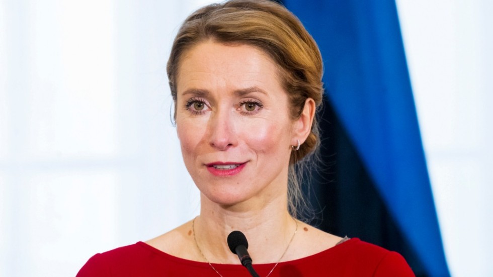 Estlands premiärminister Kaja Kallas. Arkivbild.