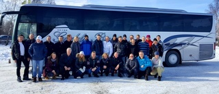 Gotlänningar på väg till Vasaloppet i buss