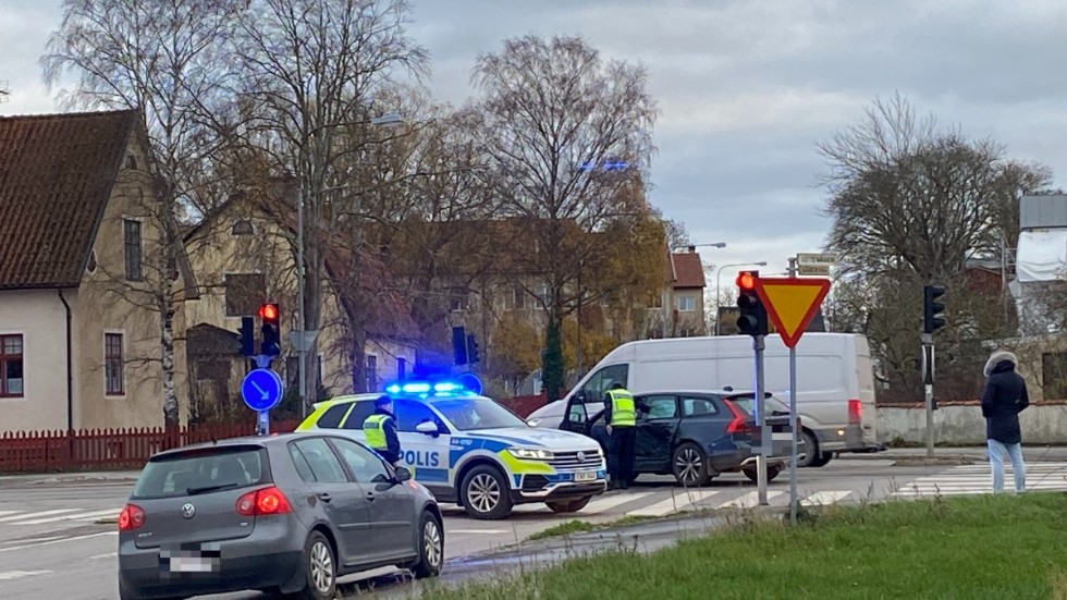 En trafikolycka inträffade på torsdagen.