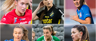 En hel uppiffad trupp i damallsvenskan 