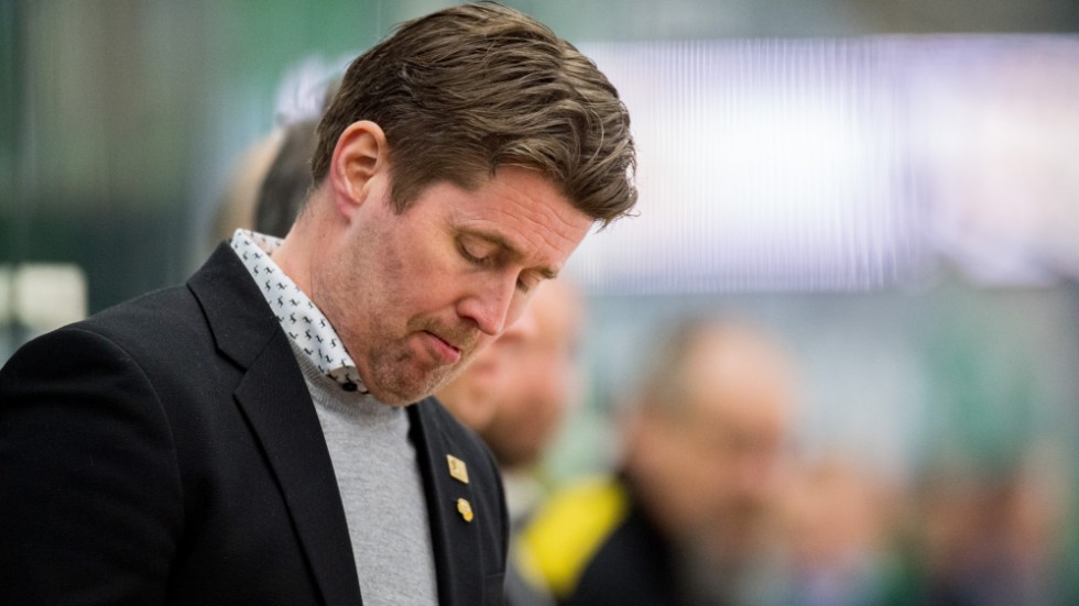 Stefan Klockare var inte nöjd med bedömningen av Rögles första mål.