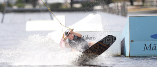 Se vår reporter testa Eskilstunas kommande wakeboard-bana