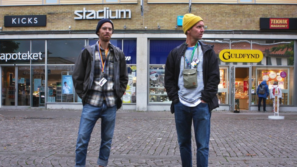Carl Bergstrand och Johan Alström, sjuksköterskor på Gotlands ungdomsmottagning och initiativtagare till projektet Gotlandsk*ken. 