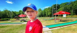 10-åriga Nova Kungsman tävlar i SM i bangolf