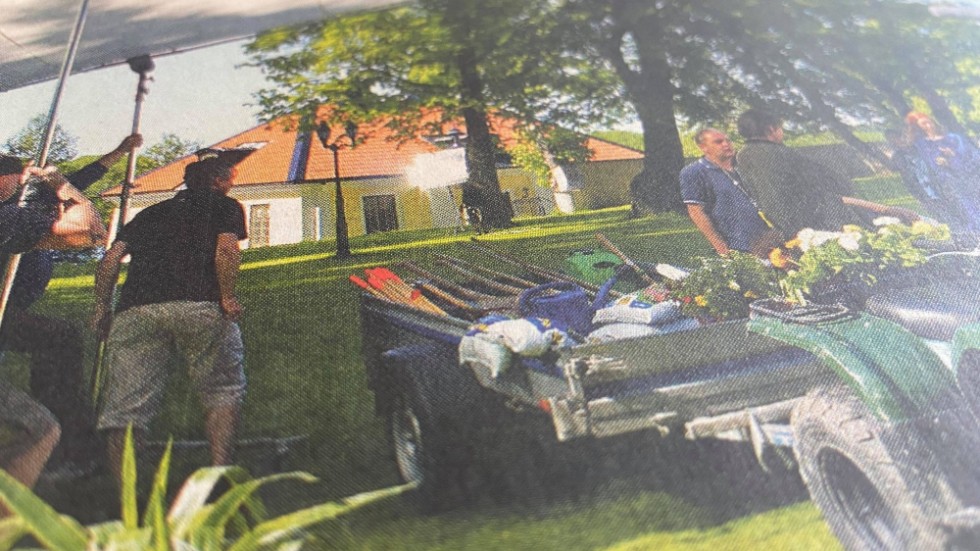 Kuriren för 10 år sedan: De tyska Inga Lindström-filmerna görs i Sörmland och innebär reklam för länet. Bilden är från inspelningen vid Sparreholms slott.