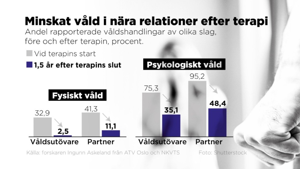 ATV (Alternativ till våld) är en metod för behandling av våldsutövare. Studier har visat att våldet minskar tydligt hos klienterna.