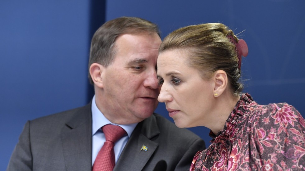 Statsminister Stefan Löfven har ännu inte diskuterat uppgifterna om USA-avlyssning med sin danska kollega Mette Frederiksen. Arkivfoto.