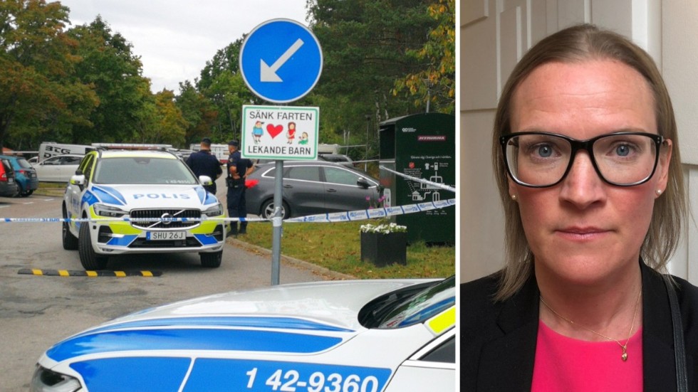 Åklagare Karin Evlinger är den som leder utredningen från helgens stora polisinsats i Åby.