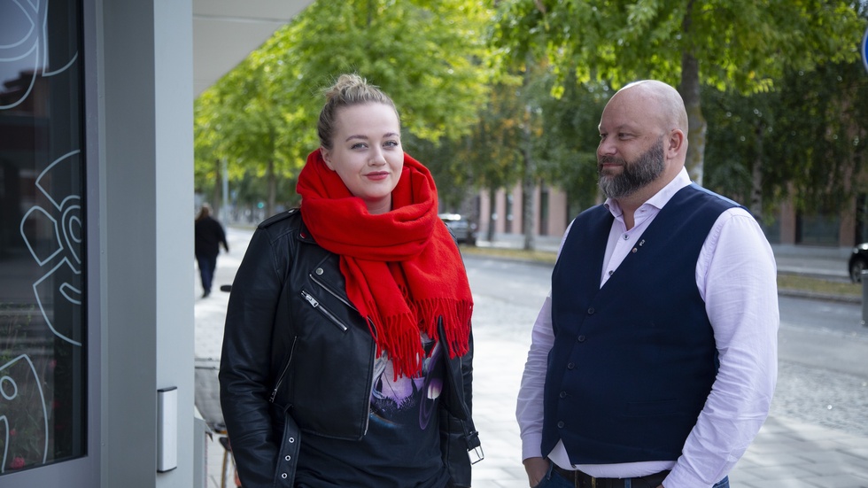 Piteås kommunalråd Kata Nilsson och Patric Lundström kan vara nöjda över kommunens placering. Det är tack vare den politiska förankringen som Piteå hamnar i topp. (Arkivbild)