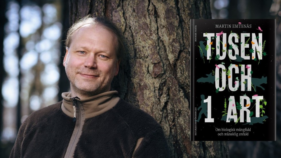 "Vi lever fullständigt ohållbart, men det är svårt att som enskild ställa sig utanför vårt samhälles livsstil. Vi behöver en ny berättelse om vad som är värt något i livet, säger Martin Emtenäs, aktuell med boken "Tusen och 1 art".