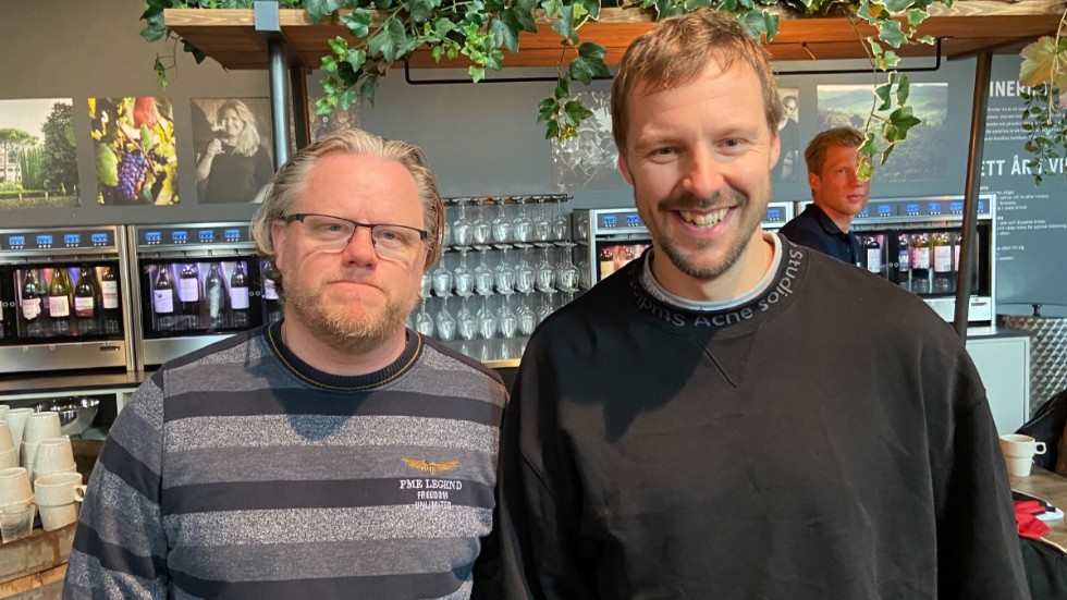 Anders Olsson och Marcus Eriksson "slapp" en isträning i Norrköping och befann sig i Solna i stället.