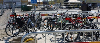 Ny cykelparkering vid busstationen