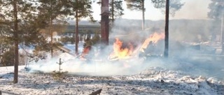 Restaurang Utsikten en glödande askhög