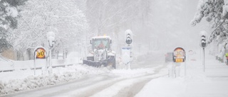 Stora snömängder på ingång – idel minusgrader