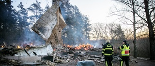 Villa utanför Trosa nedbrunnen – kunde inte räddas