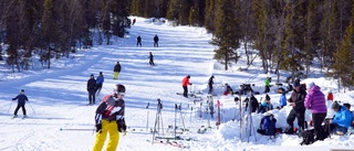 Fullbokat på skidanläggningarna i påsk