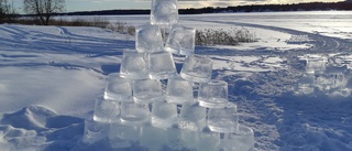 Läsarbilden: Isskulptur vid stranden