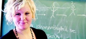 Johanna Thydell besöker 
skolor runt om i kommunen