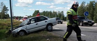 "Som tur var hann jag väja" undan"Kollision på E 4 vid Kalix