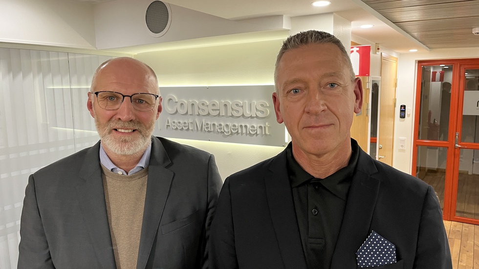 Thomas Rulander och Mats Bengtsson på Consensus Asset Management. 