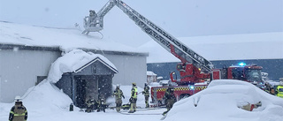 Brand i industrilokal i Luleå: "Var här i grevens tid"