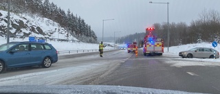 Två trafikolyckor på väg 51 – inom loppet av en timme