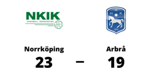 Seger med 23-19 för Norrköping mot Arbrå