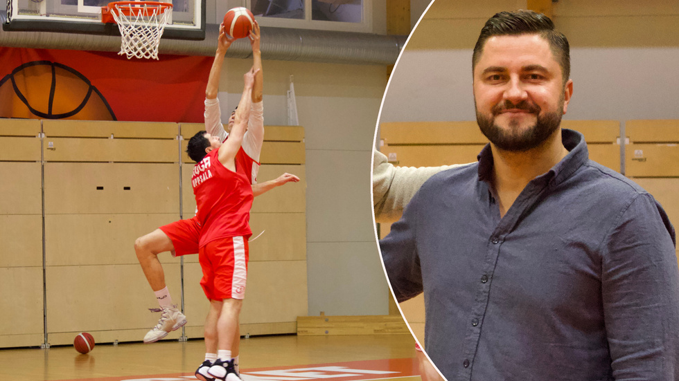 Slogas ordförande Andrej Bajic förklarar varför man väljer att spela i superettan även nästa säsong och inte ta klivet upp i basketligan.