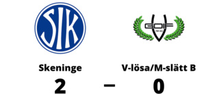 Skeninge vann hemma mot V-lösa/M-slätt B