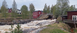 Läsarbild: Högt vattenflöde i Lillpite