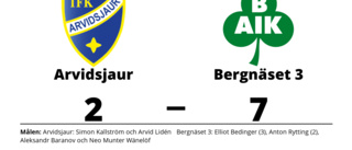Bottennapp för Arvidsjaur hemma mot Bergnäset 3