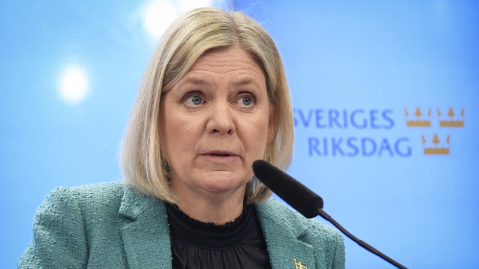 S partiledare Magdalena Andersson.