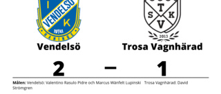 Fortsatt tungt för Trosa Vagnhärad - förlust mot Vendelsö