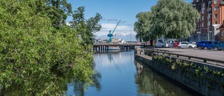 Avstängt körfält på Hamnbron  