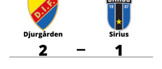 Sirius förlorade borta mot Djurgården