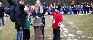 Ingen snö men mycket is på Slottsskolans egen olympiad