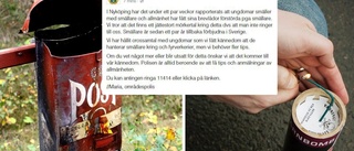 Polisen vill få tips om smällare