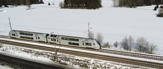 Banvall bortspolad – tågen inställda