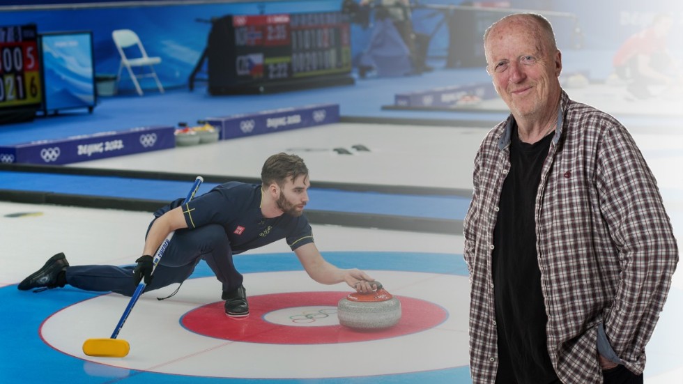 ”Nils van der Poel tappar en skridsko på 10 000 meter, men vinner ändå. Svenska dam- och herrlagen vinner curlingen (halkvarpa på gotländska).”
